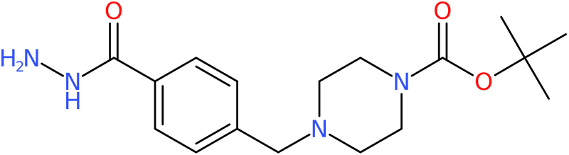 tert-Butyl 4-[4-(hydrazinocarbonyl)benzyl]piperazine-1-carboxylate, NX73902