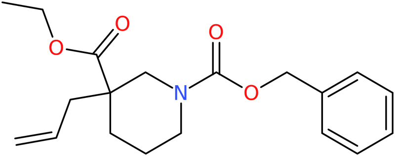 CAS: 1363166-44-2 | Ethyl 1-Cbz-3-allylpiperidine-3-carboxylate, NX22291