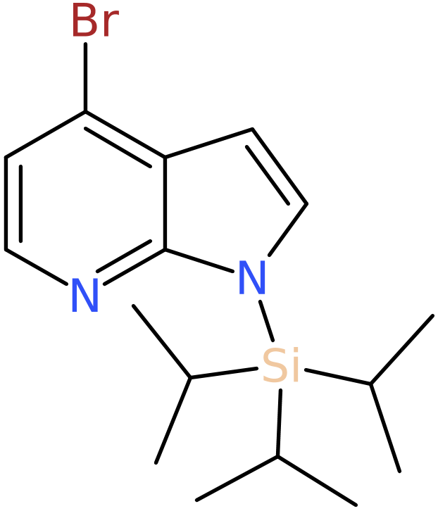 CAS: 640735-24-6 | 4-Bromo-1-(triisopropylsilyl)-7-azaindole, NX56492