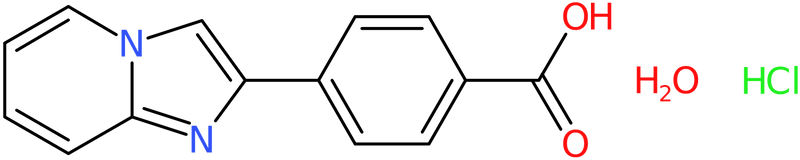 4-Imidazo[1,2-a]pyridin-2-ylbenzoic acid hydrochloride hydrate, NX73829