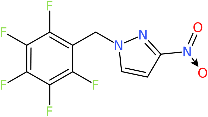 3-Nitro-1-(pentafluorobenzyl)-1H-pyrazole, NX74608