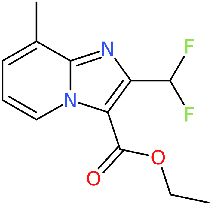 CAS: 2514942-05-1 | Ethyl 8-methyl-2-(difluoromethyl)imidazo[1,2-a]pyridine-3-carboxylate, NX37659