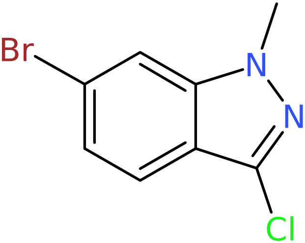 CAS: 1243472-33-4 | 6-Bromo-3-chloro-1-methyl-1H-indazole, NX18814