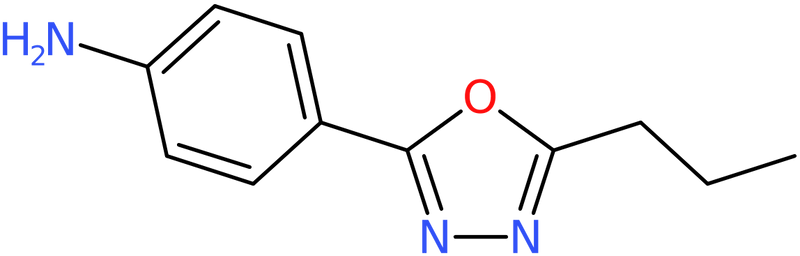 CAS: 1227954-86-0 | 4-(5-Propyl-1,3,4-oxadiazol-2-yl)aniline, NX18274