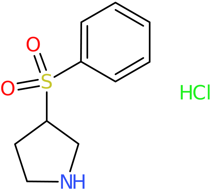 CAS: 1003562-01-3 | 3-(Phenylsulphonyl)pyrrolidine hydrochloride, NX10408