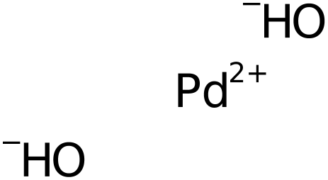 CAS: 12135-22-7 | Palladium(II) hydroxide on carbon, 20% Pd, wet support, powder, >95%, NX17559