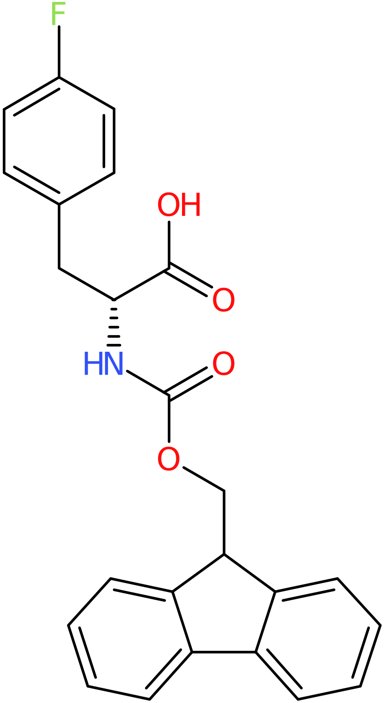 CAS: 177966-64-2 | 4-Fluoro-D-phenylalanine, N-FMOC protected, NX29744