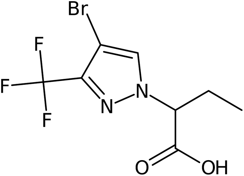 CAS: 1006473-58-0 | 2-[4-Bromo-3-(trifluoromethyl)-1H-pyrazol-1-yl]butanoic acid, NX10706