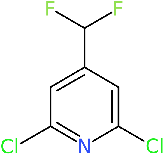 CAS: 1201675-01-5 | 2,6-Dichloro-4-(difluoromethyl)pyridine, >97%, NX16771