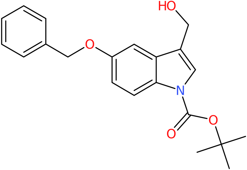 CAS: 914349-14-7 | 5-(Benzyloxy)-3-(hydroxymethyl)-1H-indole, N-BOC protected, >98%, NX68539
