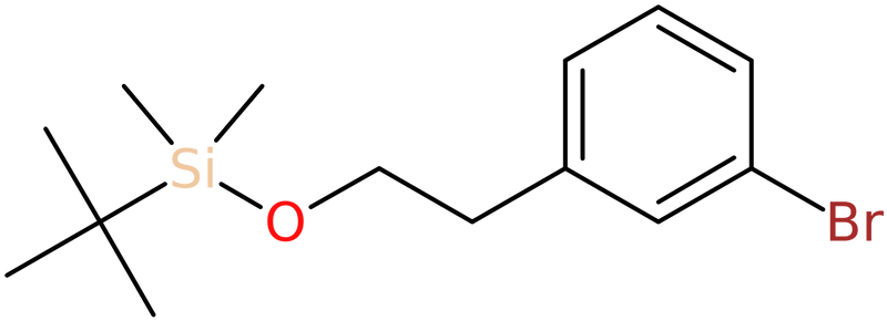 CAS: 249937-07-3 | 1-Bromo-3-[2-(tert-butyldimethylsilyloxy)ethyl]benzene, >98%, NX37533