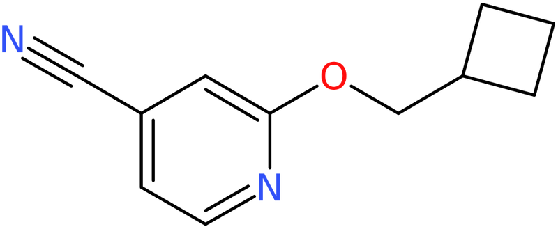 CAS: 1235440-46-6 | 2-(Cyclobutylmethoxy)isonicotinonitrile, NX18496