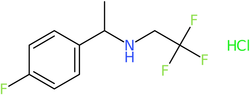 2,2,2-Trifluoro-N-[1-(4-fluorophenyl)ethyl]ethanamine hydrochloride, NX74704