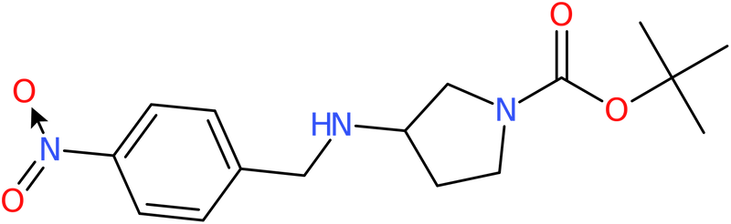 CAS: 1204811-26-6 | 3-(4-Nitrobenzylamino)pyrrolidine-1-carboxylic acid tert-butyl ester, NX16933