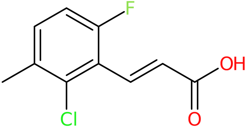 CAS: 261762-89-4 | 2-Chloro-6-fluoro-3-methylcinnamic acid, >97%, NX38373