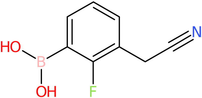 3-(Cyanomethyl)-2-fluorobenzeneboronic acid, NX74746