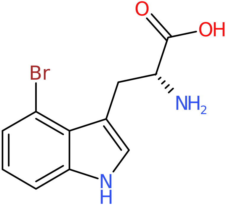 CAS: 219943-61-0 | 4-Bromo-D-tryptophan, >97%, NX34989