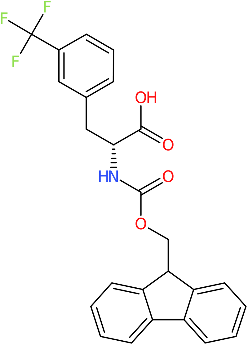 CAS: 205526-28-9 | 3-(Trifluoromethyl)-D-phenylalanine, N-FMOC protected, >99%, NX33371