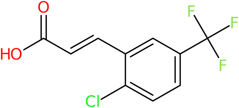 CAS: 682805-12-5 | 2-Chloro-5-(trifluoromethyl)cinnamic acid, >98%, NX58106
