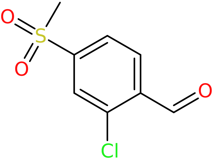 CAS: 101349-95-5 | 2-Chloro-4-methanesulfonylbenzaldehyde, >95%, NX10962