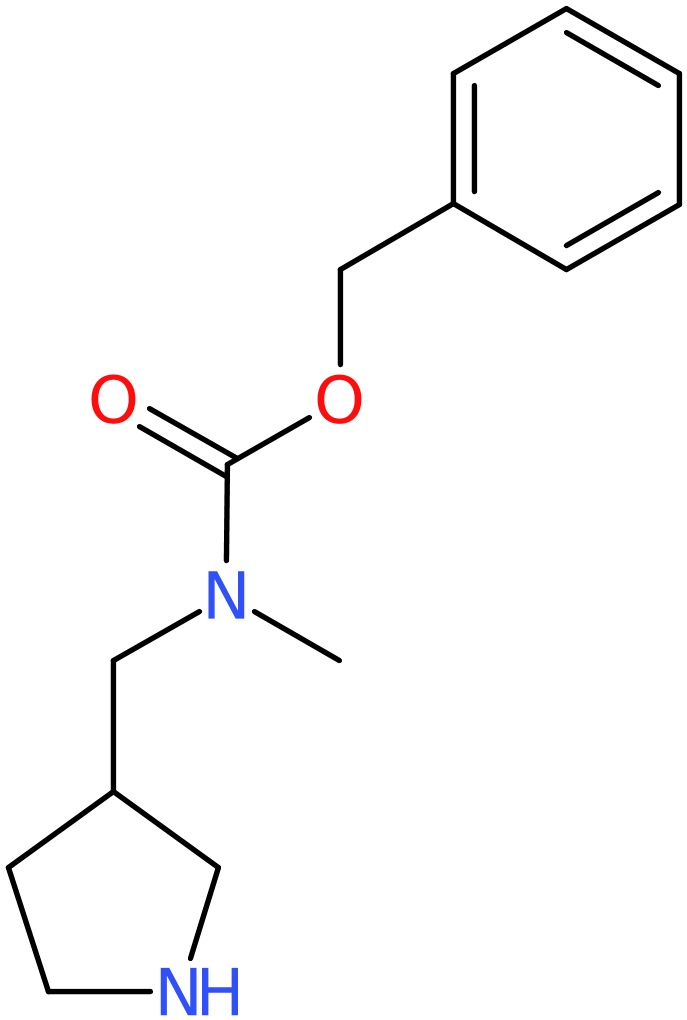 CAS: 1245649-33-5 | Benzyl methyl(pyrrolidin-3-ylmethyl)carbamate, >95%, NX18860
