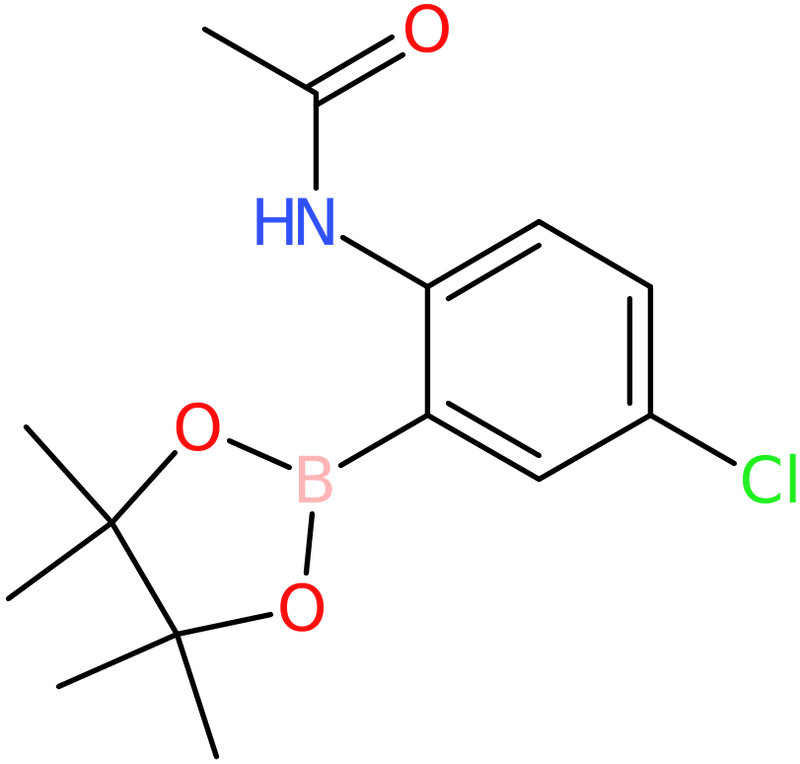 CAS: 957063-08-0 | 2-Acetamido-5-chlorobenzeneboronic acid, pinacol ester, NX71125