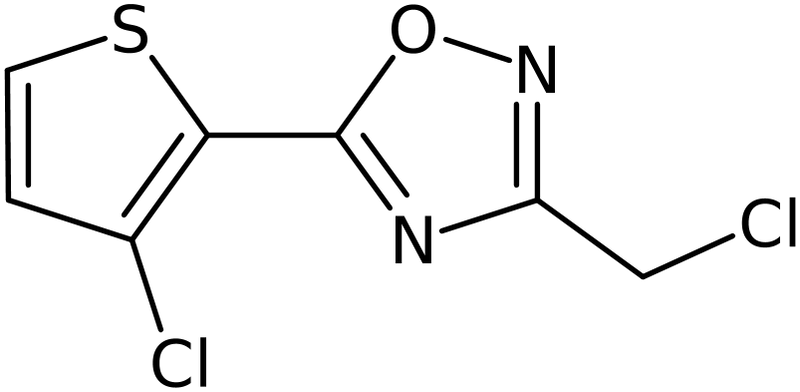 3-(Chloromethyl)-5-(3-chlorothiophen-2-yl)-1,2,4-oxadiazole, NX73900