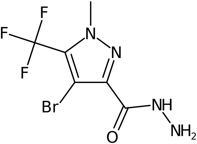 CAS: 1001519-41-0 | 4-Bromo-1-methyl-5-(trifluoromethyl)-1H-pyrazole-3-carbohydrazide, NX10281
