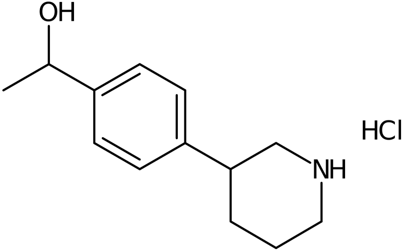 1-(4-(Piperidin-3-yl)phenyl)ethan-1-ol hydrochloride, >97%, NX74099