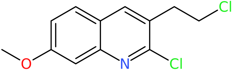 CAS: 73863-51-1 | 2-Chloro-3-(2-chloroethyl)-7-methoxyquinoline, NX60139