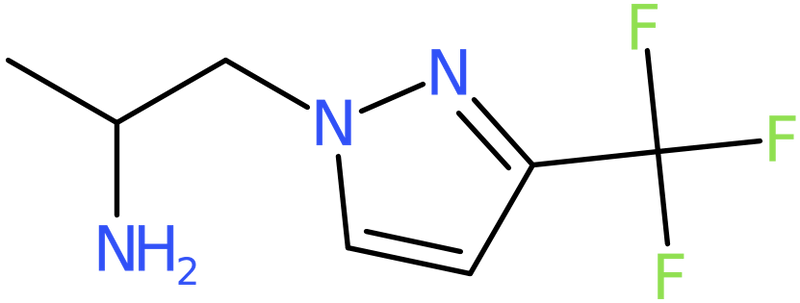 CAS: 1006328-56-8 | 1-[3-(Trifluoromethyl)-1H-pyrazol-1-yl]propan-2-amine, NX10623