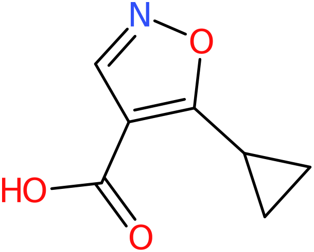 CAS: 124845-04-1 | 5-Cyclopropylisoxazole-4-carboxylic acid, >95%, NX18936
