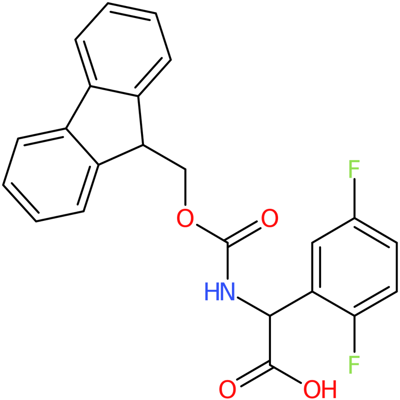 2-(2,5-Difluorophenyl)-2-{[(9H-fluoren-9-ylmethoxy)carbonyl]amino}acetic acid, NX74462