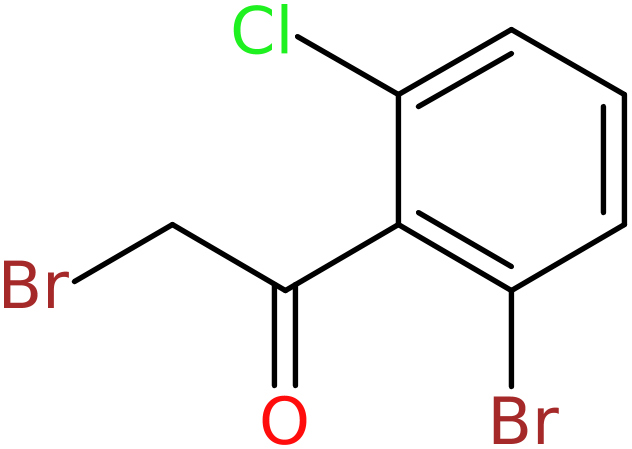 CAS: 1261604-22-1 | 2-Bromo-6-chlorophenacyl bromide, >95%, NX19538
