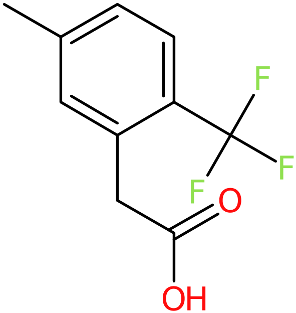 CAS: 1017778-27-6 | 5-Methyl-2-(trifluoromethyl)phenylacetic acid, >97%, NX11134
