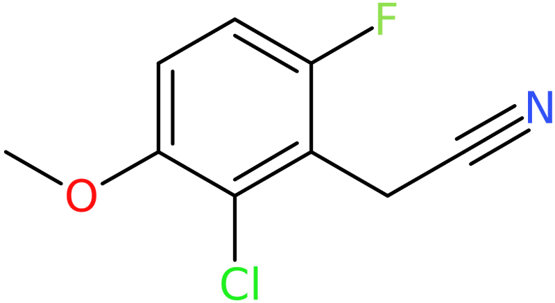CAS: 1017777-64-8 | 2-Chloro-6-fluoro-3-methoxyphenylacetonitrile, >97%, NX11109