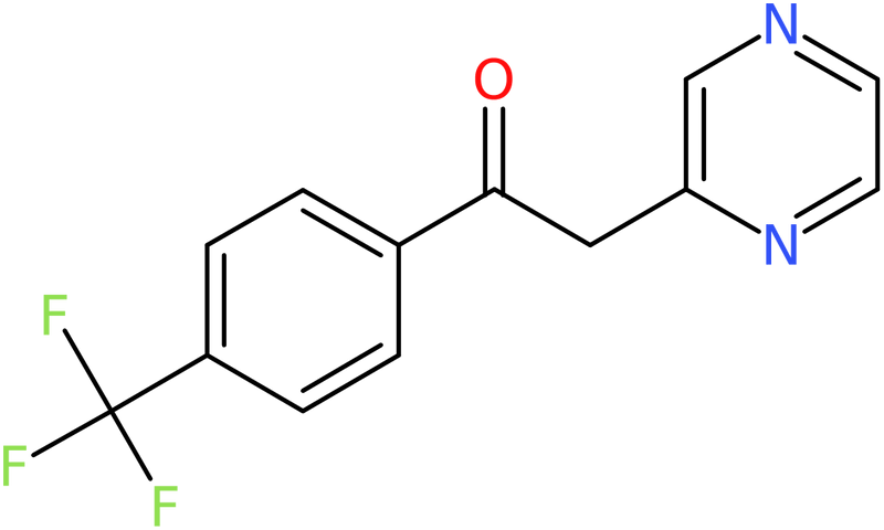 CAS: 88283-34-5 | 2-(Pyrazin-2-yl)-[4-(trifluoromethyl)phenyl]ethan-1-one, >95%, NX66073