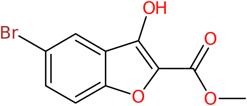 Methyl 5-bromo-3-hydroxy-1-benzofuran-2-carboxylate, NX74040