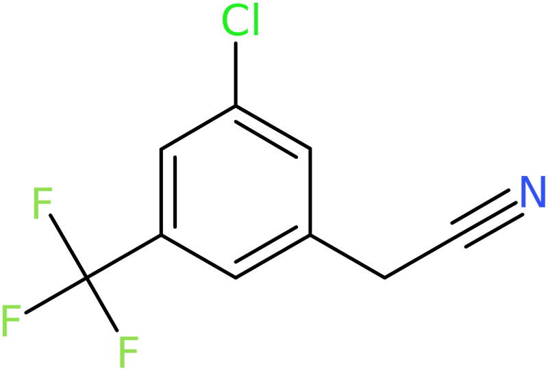 CAS: 886496-95-3 | 3-Chloro-5-(trifluoromethyl)phenylacetonitrile, >97%, NX66665