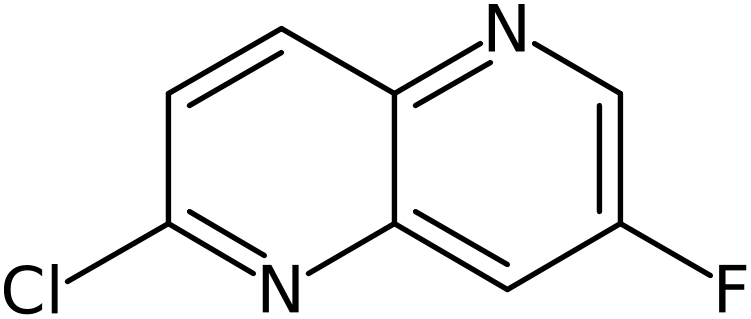 CAS: 1378470-92-8 | 2-Chloro-7-fluoro-1,5-naphthyridine, >97%, NX22764