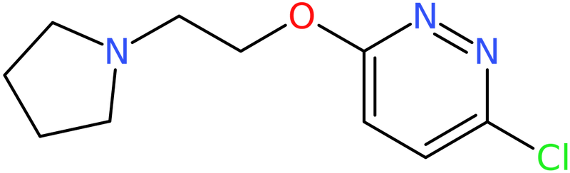 CAS: 250217-43-7 | 3-(2-(Pyrrolidin-1-yl)ethoxy)-6-chloropyridazine, NX37553