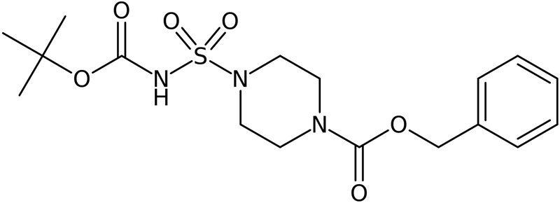 CAS: 1000018-21-2 | Piperazine-1-sulphonamide, N1-BOC N4-CBZ protected, NX10067