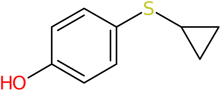 4-(Cyclopropylsulfanyl)phenol, >95%, NX74379