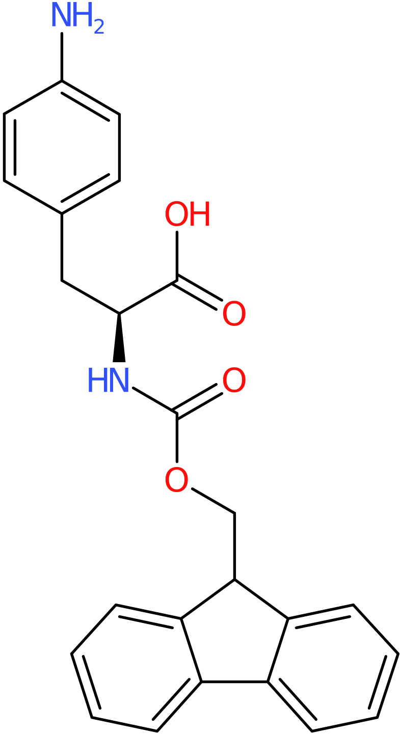 CAS: 95753-56-3 | 4-Amino-L-phenylalanine, N-FMOC protected, >95%, NX71223