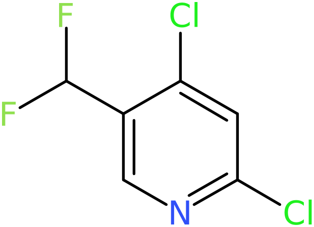 CAS: 1256833-30-3 | 2,4-Dichloro-5-(difluoromethyl)pyridine, NX19178