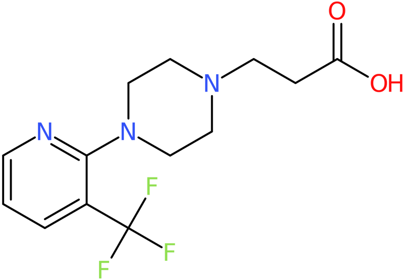 3-{4-[3-(Trifluoromethyl)pyridin-2-yl]piperazin-1-yl}propanoic acid, NX74492