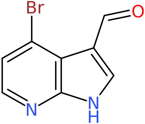 CAS: 1000340-35-1 | 4-Bromo-1H-pyrrolo[2,3-b]pyridine-3-carbaldehyde, >95%, NX10133