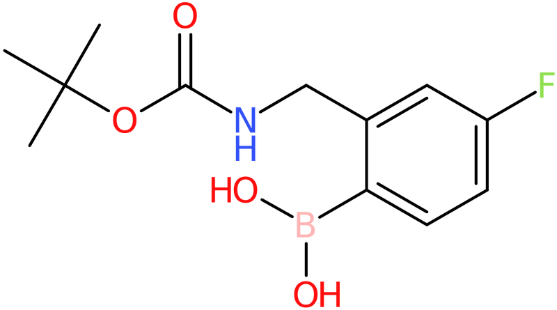 CAS: 850568-64-8 | 2-(Aminomethyl)-4-fluorobenzeneboronic acid, N-BOC protected, >97%, NX63947