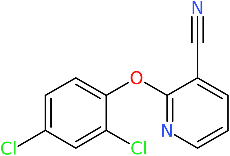 2-(2,4-Dichlorophenoxy)nicotinonitrile, NX73932