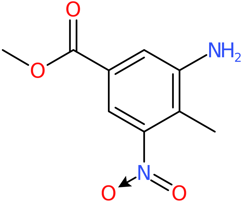 CAS: 72922-60-2 | Methyl 3-amino-4-methyl-5-nitrobenzoate, >98%, NX59824